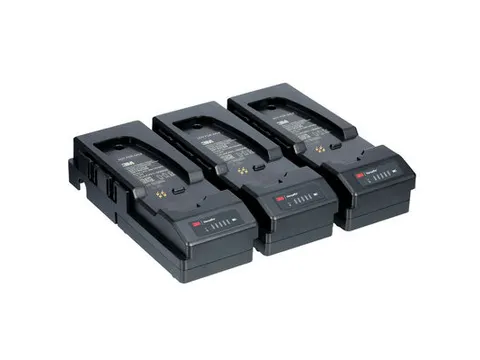 3M Versaflo TR-300-serie accu-oplaadset met 3 stations TR-342-3