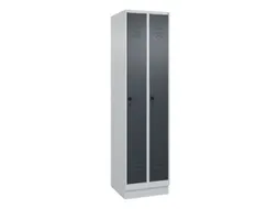 locker,HxBxD 1950x500x500mm,2vak,vak B 250mm,draaigrendel,sokkel