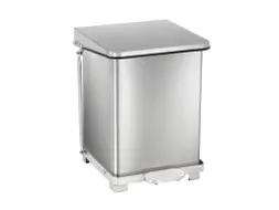 Industriële Pedaalemmer 27 Liter Mat RVS