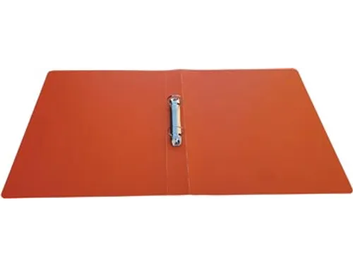 Ringmap voor ft A4, uit PP 2 ringen van 25mm transparant Oranje