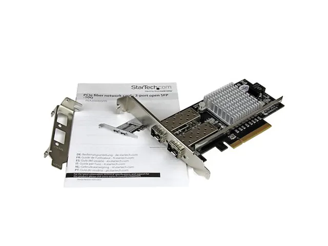 2-poorts 10G glasvezel netwerkkaart open SFP+ PCIe Intel 82599 chipset