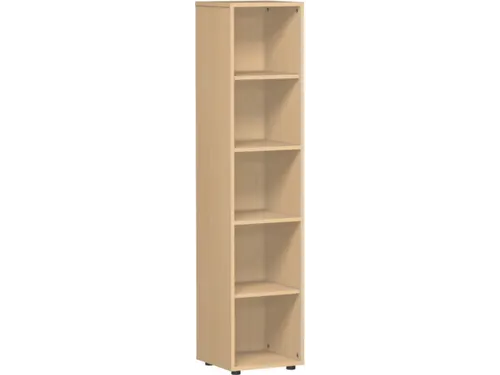 kantoorstelling,HxBxD 1810x400x400mm,4xhouten vloer,5ordnerhoogtes