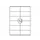 Etiket Rillstab 105x48mm Wit 1200 Stuks