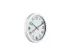 Wandklok NeXtime dia. 19cm, geborsteld aluminium, 'Station' cijfers