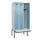 locker met bank,HxBxD 2120x900x815mm,3vak,vak B 300mm,cilinderslot