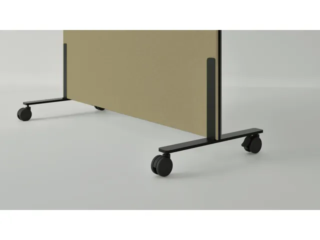 Tableau blanc acoustique mobile Silva 200x120cm beige