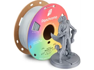PLA Metallic 1,75mm zilver 1kg Panchroma 3D Filament - 2