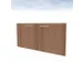 dubbele vleugeldeur,v. scheidingswand,1ordnerhoogte,HxB 860x450mm,hout