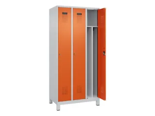 locker voor scheiding van kleding,HxBxD 1950x900x500mm,3vak - 1