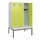 locker met bank,HxBxD 1950x1200x815mm,3vak,vak B 400mm,cilinderslot