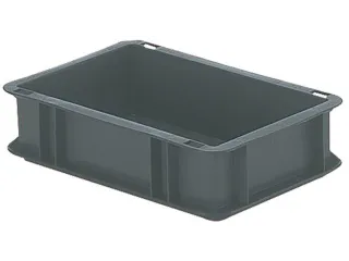 Euronorm-stapelbak 2.7l 75x300x200mm Wanden/bodem Gesloten Grijs - 2