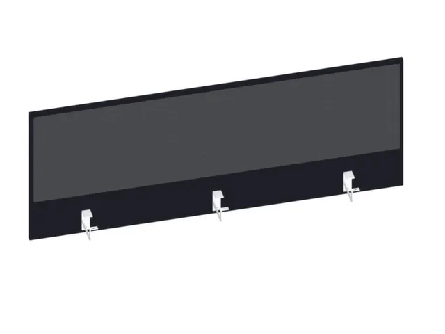 baliepaneel bureau aanbouw achter CC-zwart BN8010-antraciet 1400mm