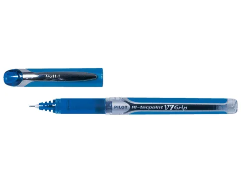 Rollerpen Pilot Hi-Tecpoint V7 Grip 0.7mm Medium punt Blauw