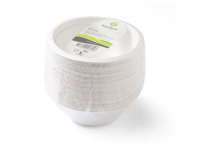 Depa Biodore Schaal Suikerriet Wit 350ml doos 10x50stuks