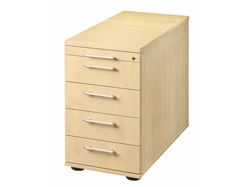 stationaire ladeblokken,HxBxD 720-760x428x800mm,4lade(n),mat.-lade