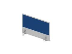 opzetpaneel bureau aanbouw zijkant MP-lichtgrijs BN6016-blauw 800mm