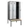 locker met bank,HxBxD 1950x900x815mm,3vak,vak B 300mm,draaigrendel