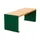 zitbank,B 1200mm,3latten,hout-zitting licht eikenhout,zitting H 450mm