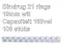 Bindrug Fellowes 19mm 21-rings A4 wit 100stuks