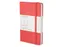 Notitieboek Moleskine pocket 90x140mm blanco hard cover scarlet red