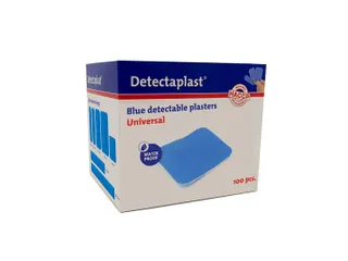 Detectaplast 8142 Pleister waterafstotend blauw 38x38mm 100 Stuks - 1