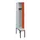 locker met bank,HxBxD 2120x300x815mm,1vak,vak B 300mm,draaigrendel