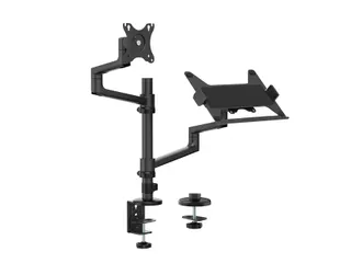 Monitorarm + laptophouder Neomounts NEXT DS20-425BL2 zwart - 9