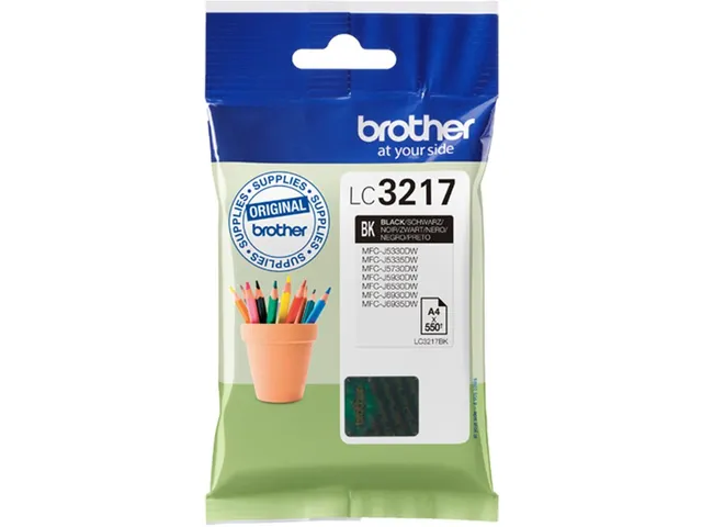 Inktcartridge Brother LC-3217BK zwart