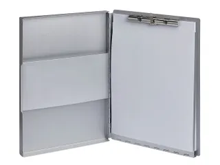 Klembordkoffer MAUL Assist A4 staand zijopening aluminium - 1