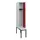 locker met bank,HxBxD 1950x300x815mm,1vak,vak B 300mm,cilinderslot