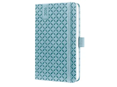 Weekagenda Flair A6 2026 (NL/FR/EN/DU) Sky Blue Hardcover