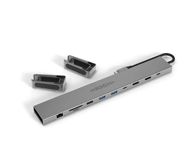 Origin Storage OSDOCK-TD10-1, Bedraad, USB 3.2 Gen 2 (3.1 Gen 2) Type-