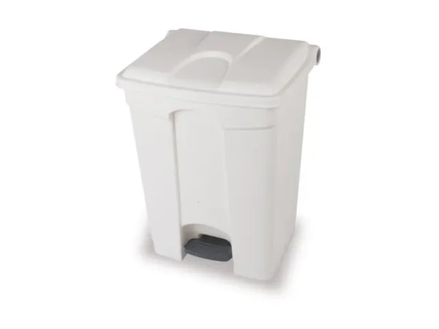 Afvalbak 70 liter HxBxD 673x412x495mm PP wit