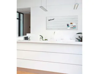 Glasmagneetbord Sigel mat WHITE WOOD 130x55cm - 3