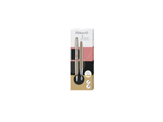 Set d'écriture Pelikan Jazz Noble Elegance K36+P36 taupe