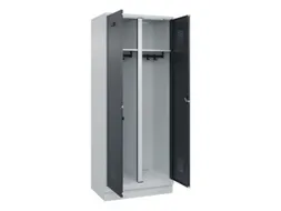 locker voor scheiding van kleding,HxBxD 1950x800x500mm,2vak