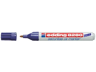 Viltstift edding 8280 UV rond onzichtbaar 1.5-3mm op blister - 1