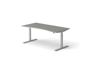 Elektrisch ihv bureau HxBxD 640-1300x1800x900/800mm blad grijs - 1