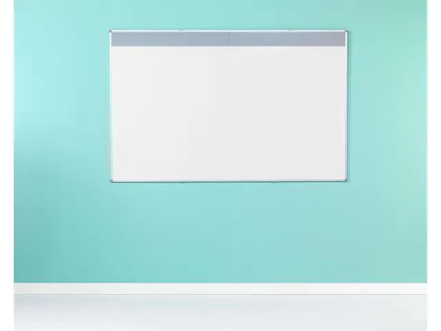 Projectiebord 128x201cm Enkelvlaks 16:10 mat wit finger touch