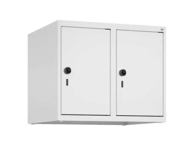 opzetkast,v. locker,2vak.,vak B 300mm,HxBxD 500x600x500mm,draaigrendel
