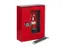 Noodsleutelkast Staalplaat Met Hamer Hxbxd 150X120X34Mm Rood