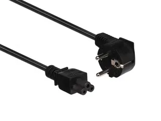 Voedingskabel CEE 7/7 90° + C5 L=1.8m H05VV-F 3G0.75mm² - 1