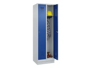locker,HxBxD 1950x600x500mm,2vak,vak B 300mm,cil.-slot,sokkel - 1