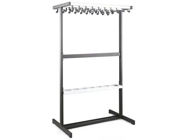 Garderoberek 38Jashaken Hoedenplank Dubbelzijdig Parapluhouder