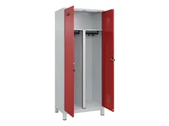 PBM-locker,HxBxD 1950x800x500mm,2vak,vak B 400mm,draaigrendel