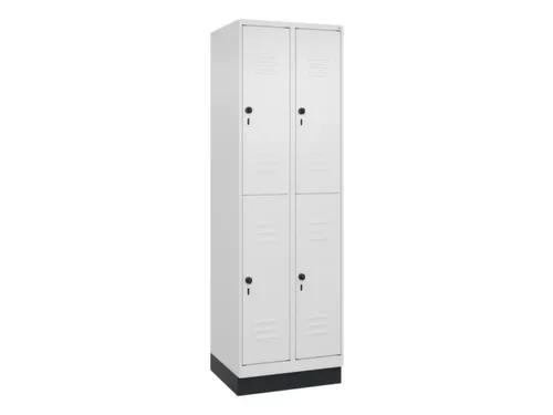dubbeldekse locker,HxBxD 1950x600x500mm,2x2vak.,vak B 300mm