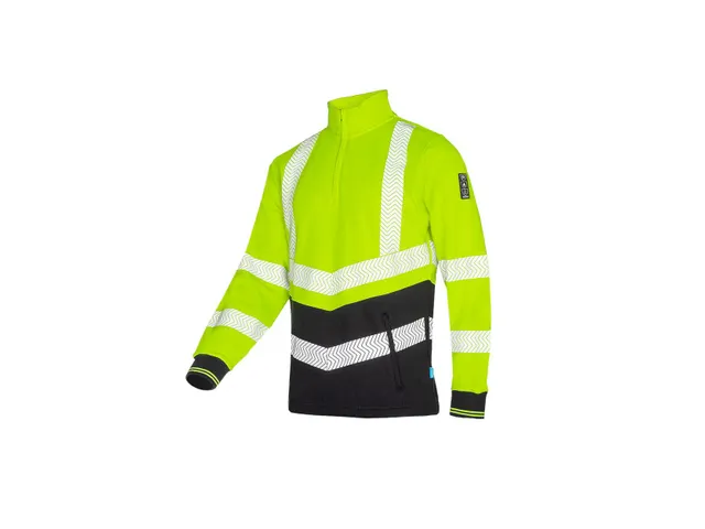Sweat Sioen 616A Corran Jaune fluo/Bleu marine Taille XL