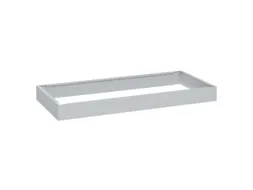 sokkel,HxBxD 100x1200x500mm,kunststof,RAL7035,meerprijs