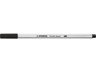 Brushstift STABILO Pen 568/46 zwart - 8