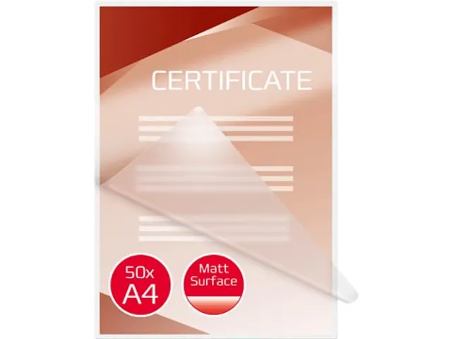 Matt lamineerhoes A4 150 micron (2 x 75) mat/glanzend